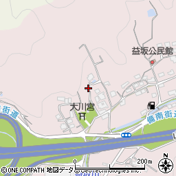 岡山県浅口市鴨方町益坂280-2周辺の地図