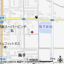 奈良県磯城郡田原本町阪手840周辺の地図