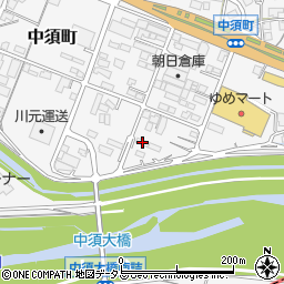 広島県府中市中須町350周辺の地図