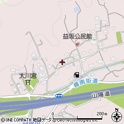岡山県浅口市鴨方町益坂319周辺の地図