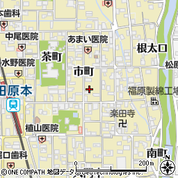 奈良県磯城郡田原本町622-1周辺の地図