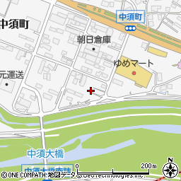 広島県府中市中須町323周辺の地図