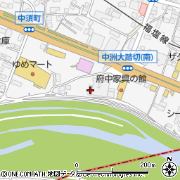 広島県府中市中須町97周辺の地図
