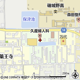 奈良県磯城郡田原本町十六面24周辺の地図