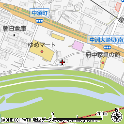 広島県府中市中須町99周辺の地図