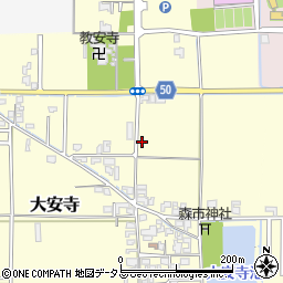 奈良県磯城郡田原本町大安寺148周辺の地図
