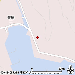 長崎県対馬市上対馬町琴124周辺の地図