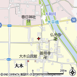 奈良県磯城郡田原本町大木380周辺の地図