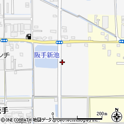 奈良県磯城郡田原本町阪手976周辺の地図