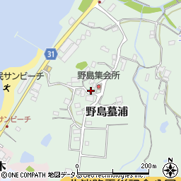 兵庫県淡路市野島蟇浦109周辺の地図