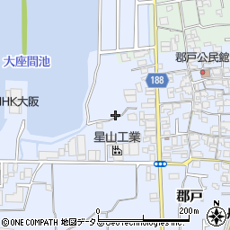 大阪府羽曳野市郡戸周辺の地図