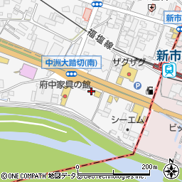 広島県府中市中須町87周辺の地図