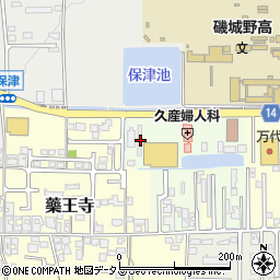 奈良県磯城郡田原本町十六面17周辺の地図