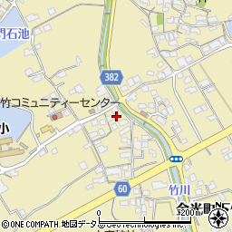 岡山県浅口市金光町下竹414周辺の地図