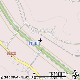 広島県福山市神辺町下竹田496周辺の地図