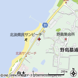 兵庫県淡路市野島蟇浦22周辺の地図