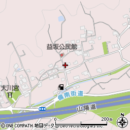 岡山県浅口市鴨方町益坂340周辺の地図