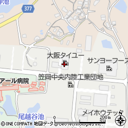 株式会社大阪タイユー　岡山工場周辺の地図