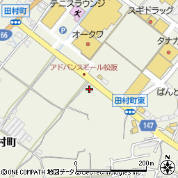 三重県松阪市田村町165周辺の地図