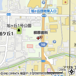 奈良県香芝市上中833-1周辺の地図