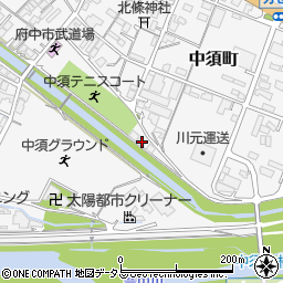 広島県府中市中須町1559周辺の地図