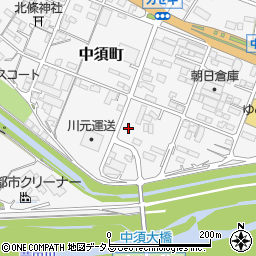広島県府中市中須町382周辺の地図