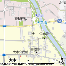 奈良県磯城郡田原本町大木385周辺の地図