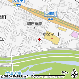 広島県府中市中須町326周辺の地図