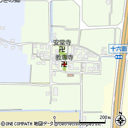 奈良県磯城郡田原本町十六面262周辺の地図