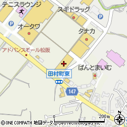 アベイル松阪店周辺の地図