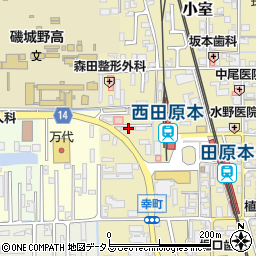 奈良県磯城郡田原本町212周辺の地図