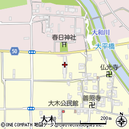 奈良県磯城郡田原本町大木367周辺の地図
