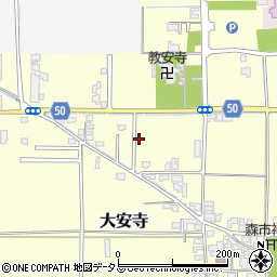 奈良県磯城郡田原本町大安寺128-17周辺の地図