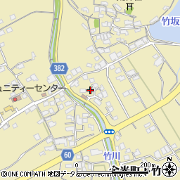 岡山県浅口市金光町下竹1337-1周辺の地図