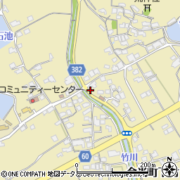 岡山県浅口市金光町下竹1340-2周辺の地図