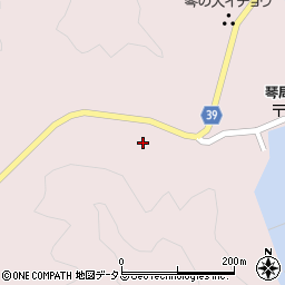 長崎県対馬市上対馬町琴912周辺の地図