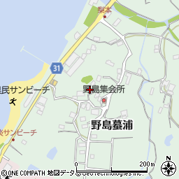 兵庫県淡路市野島蟇浦111周辺の地図
