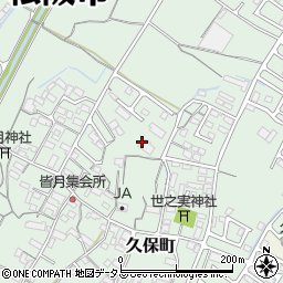 三重県松阪市久保町周辺の地図