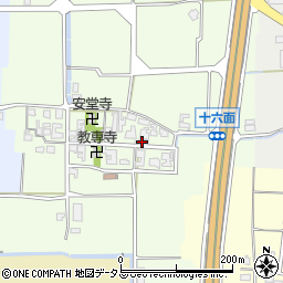 奈良県磯城郡田原本町十六面234周辺の地図