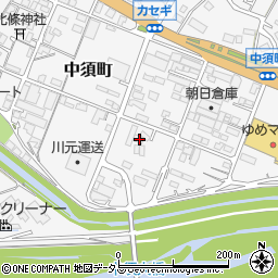 広島県府中市中須町361周辺の地図
