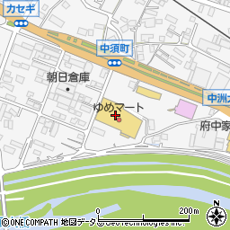 広島県府中市中須町315周辺の地図