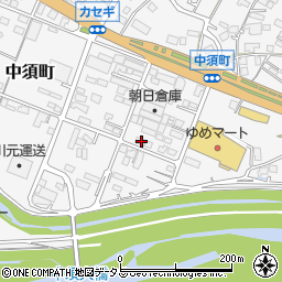 広島県府中市中須町346周辺の地図