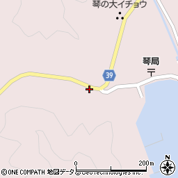 長崎県対馬市上対馬町琴817周辺の地図