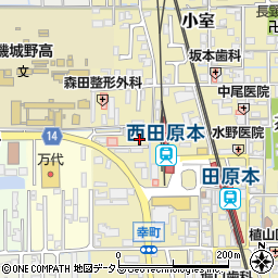 奈良県磯城郡田原本町213-10周辺の地図