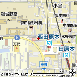 奈良県磯城郡田原本町213-7周辺の地図