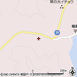 長崎県対馬市上対馬町琴913-1周辺の地図