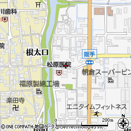 奈良県磯城郡田原本町阪手525-2周辺の地図