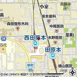 奈良県磯城郡田原本町199周辺の地図
