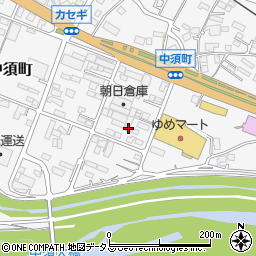 広島県府中市中須町328周辺の地図