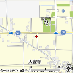 奈良県磯城郡田原本町大安寺128周辺の地図